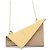 Fendi Chain Shoulder Pouch Flip Nano Leder Schultertasche Gelb Kamel