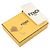Fendi Chain Shoulder Pouch Flip Nano Leder Schultertasche Gelb Kamel - Ansicht 13