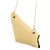 Fendi Chain Shoulder Pouch Flip Nano Leder Schultertasche Gelb Kamel - Ansicht 2