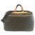 Borsa Boston Louis Vuitton Monogram Alizé 24R Marrone