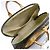 Borsa Boston Louis Vuitton Monogram Alizé 24R Marrone - vista 9