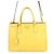 Borsa a mano grande in pelle Saffiano Galleria di Prada Giallo