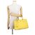 Borsa a mano grande in pelle Saffiano Galleria di Prada Giallo - vista 4