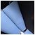 Borsa a tracolla Fendi FF Round in pelle Blu chiaro - vista 7