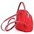 Rucksack Prada Tessuto Impunto Quilted Triangle Rot - Ansicht 2