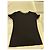 T-shirt Chanel nera in cotone con profilo intrecciato oro Nero - vista 2