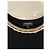 T-shirt Chanel nera in cotone con profilo intrecciato oro Nero - vista 6
