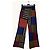 Farm Rio Vaqueros Wide Leg Patchwork Crochet Azul Multicolor - vista 2