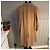 Yves Saint Laurent Camel Wool Overcoat - view 2
