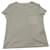 Camiseta Hermès de algodón blanco con bolsillo bordado  - vista 1