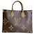Onthego Louis Vuitton Monogram Canvas Tote Bag Braun - Ansicht 2