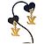 Orecchini a lobo placcati oro Louis Vuitton D'oro - vista 5