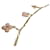 Bracciale Charm Monogram Louis Vuitton Rosa D'oro - vista 3