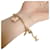 Bracciale Charm Monogram Louis Vuitton Rosa D'oro - vista 5