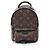 Zaino/Borsa Louis Vuitton Palm Springs Mini Monogram Marrone Nero Monogramma