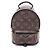 Mini zaino/borsa Louis Vuitton Palm Springs Marrone Nero Monogramma