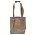 Borsa Bucket Little in Satin Monogram Louis Vuitton Beige