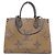 Borsa Louis Vuitton Monogram Giant OnTheGo MM Marrone - vista 2