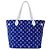 Neverfull Borsa Louis Vuitton in velluto jacquard monogram Blu