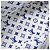 Neverfull Borsa Louis Vuitton in velluto jacquard monogram Blu - vista 5