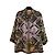 Hermès by Martin Margiela Blusa de Seda Serenite Multicolor