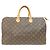 Louis Vuitton Monogram Speedy Boston Tasche Braun