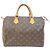 Borsa Boston Louis Vuitton Monogram Speedy Marrone