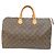 Borsa Boston Louis Vuitton Monogram Speedy Marrone