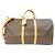 Borsa Boston Louis Vuitton Monogram Keepall Bandoulière 55cm Marrone