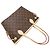 Borsa Tote Louis Vuitton Monogram Neverfull PM Marrone - vista 5