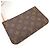 Borsa Tote Louis Vuitton Monogram Neverfull PM Marrone - vista 9