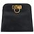 Salvatore Ferragamo Gancini Chain Leather Mini Blu navy