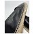 Espadrilles Saint Laurent en cuir grainé noir - vue 7