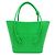 Borsa Arco di Bottega Veneta in gomma verde