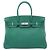 Hermès Borsa Hermes Birkin 35 Vert Vertigo Verde