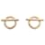 Hermès Hermes Finesse 18K Pink Gold Stud Earrings Golden  - view 1
