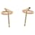 Hermès Hermes Finesse 18K Pink Gold Stud Earrings Golden  - view 3