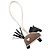 Hermès Hermes Rodeo PM Robeo Coeur Charm Accessorio Marrone Nero Bianco Taupe - vista 2