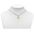 Collana Chanel Coco Mark Argento Giallo  - vista 6