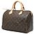 Bolsa de mão Speedy 30 Monograma Louis Vuitton Marrom - vista 2