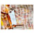 Zimmermann Robe longue florale avec bustier froncé Blanc Orange Jaune  - vue 10