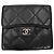 Chanel Trifold Flap Lambskin Negro - vista 2
