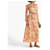 Zimmermann Floral silk maxi dress with belt Brown Pink Beige Green  - view 6