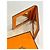 Hermès leather bag mirror New Box Orange - view 3