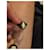 Autre Marque Anello Cameo Vintage Marrone Bianco  - vista 7