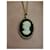 Autre Marque Anello Cameo Vintage Marrone Bianco  - vista 9