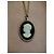 Autre Marque Collana con pendente Cameo Nero Bianco D'oro - vista 2