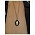 Autre Marque Collana con pendente Cameo Nero Bianco D'oro - vista 3