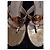 Sandali espadrilles con zeppa Michael Kors Gold MK Logo D'oro - vista 2