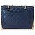 Borsa Tote Chanel Grand Shopping Blu scuro - vista 9